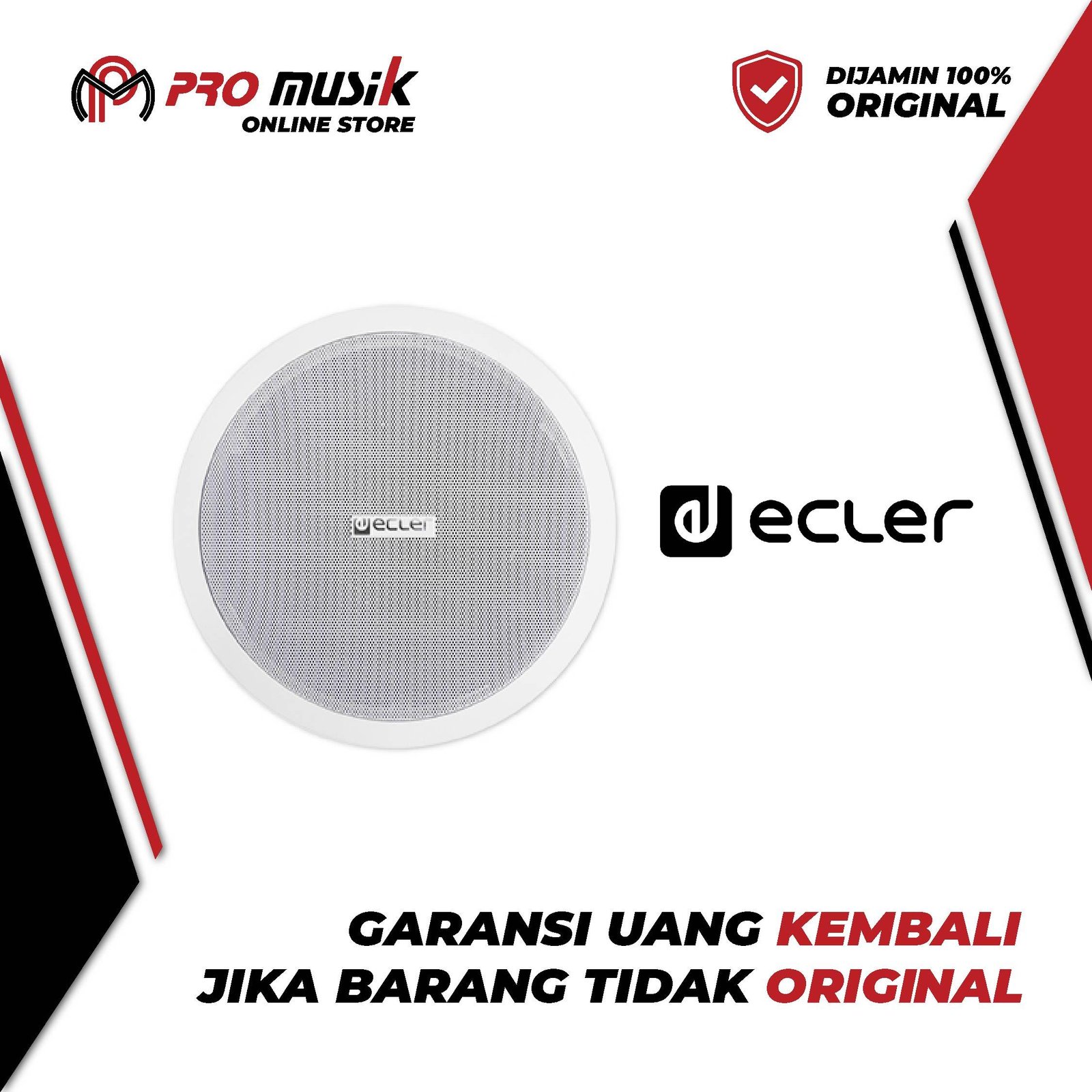 Ecler IC8 In Ceiling / In Wall Loudspeaker - Original Garansi Resmi