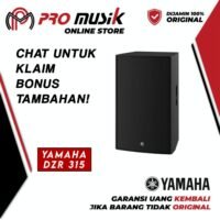 Yamaha DZR315 DZR 315 Speaker Aktif 15" 3 way / DZR315W - Hitam