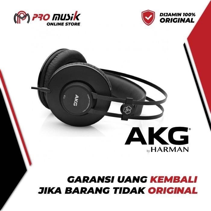 Headphone AKG K52 K-52 Close Back Over Studio Monitor Headphone - Original