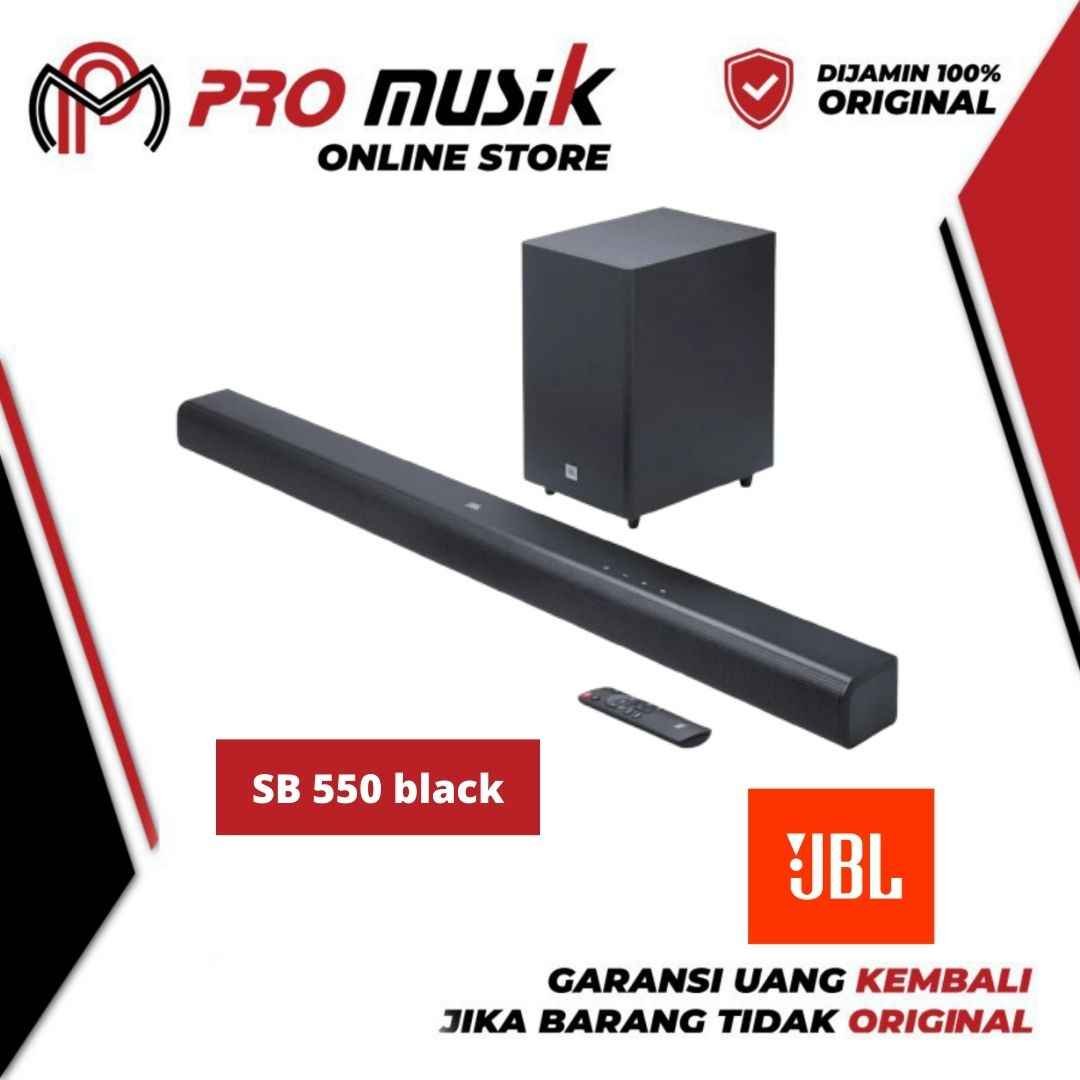 JBL Cinema SB550 SB 550 Soundbar 3.1 Channel with Wireless Subwoofer Dolby Audio - Gambar 2