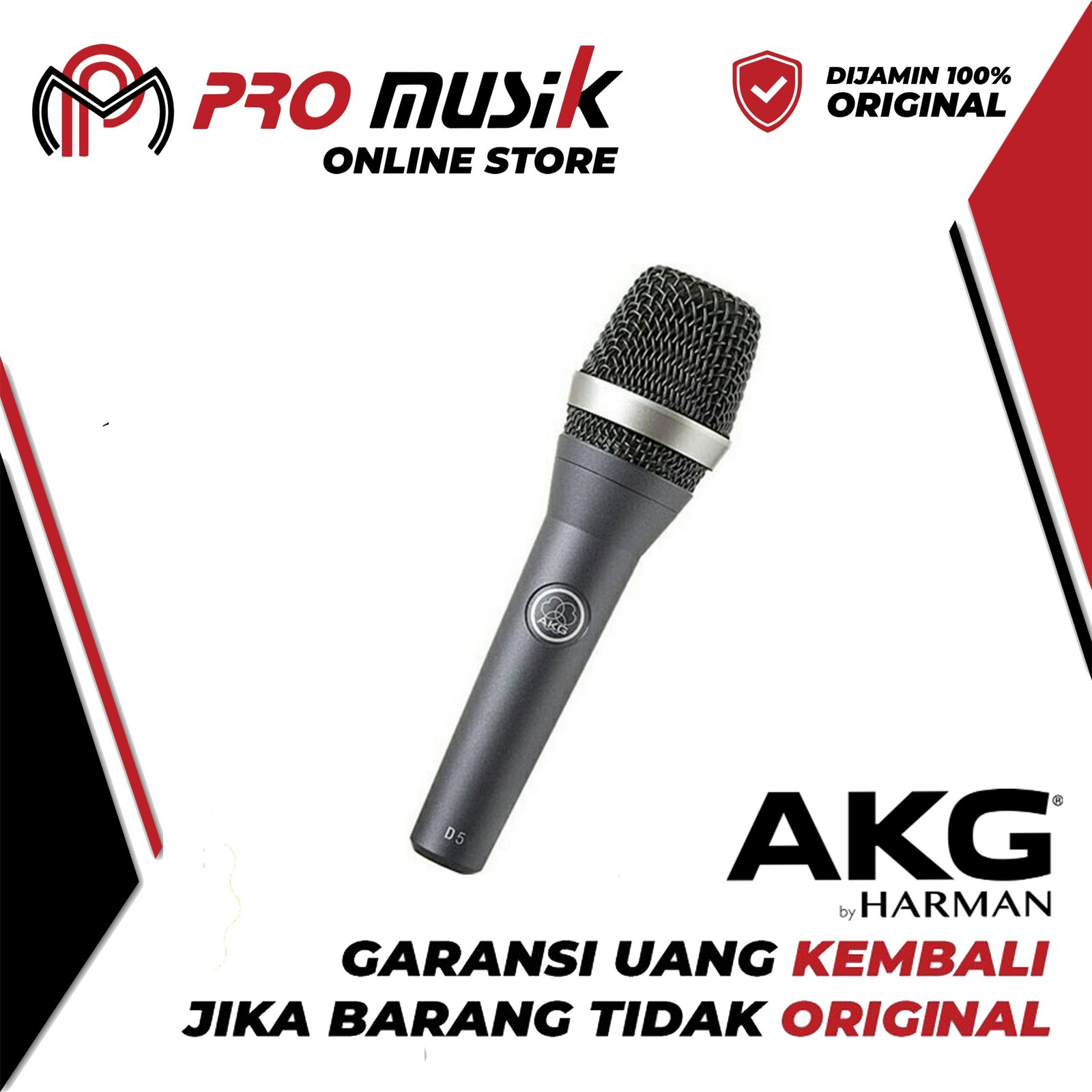 Mic Kabel AKG D5 Mikrofon - Gambar 3