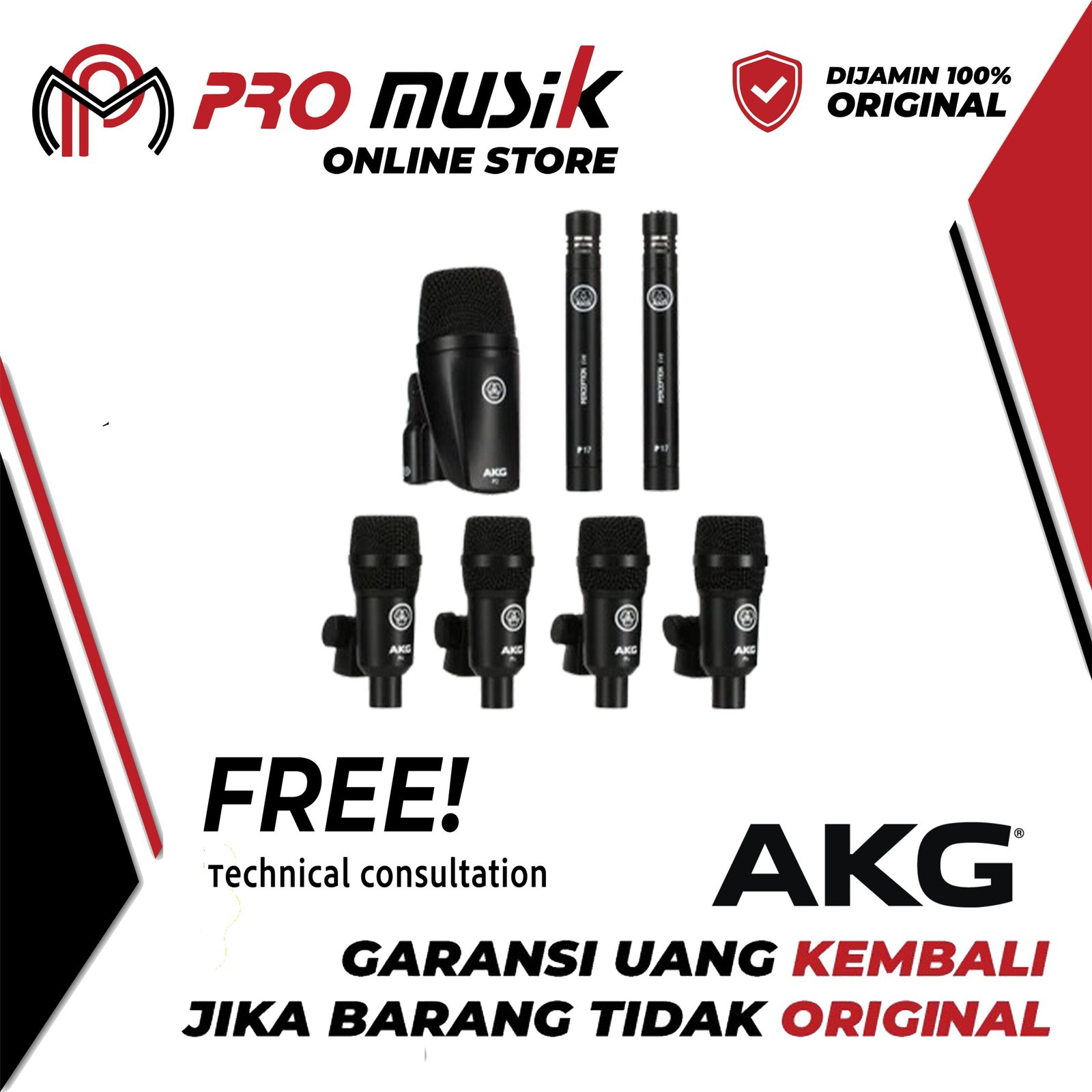 AKG Drum Set Session 1 Session-1 Session One Set