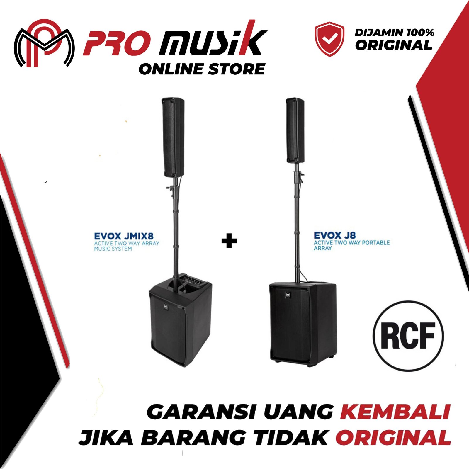 Speaker Array RCF JMIX8 J8 with mixer