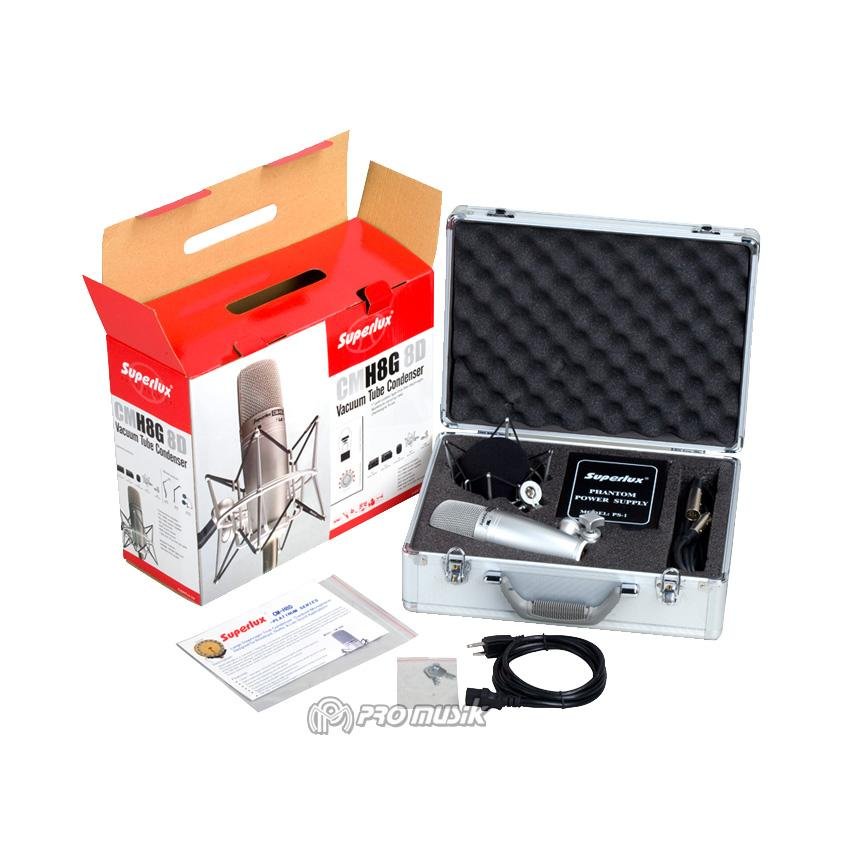 SUPERLUX CMH-8D Microphone Recording Original !! Garansi Resmi! - Gambar 2