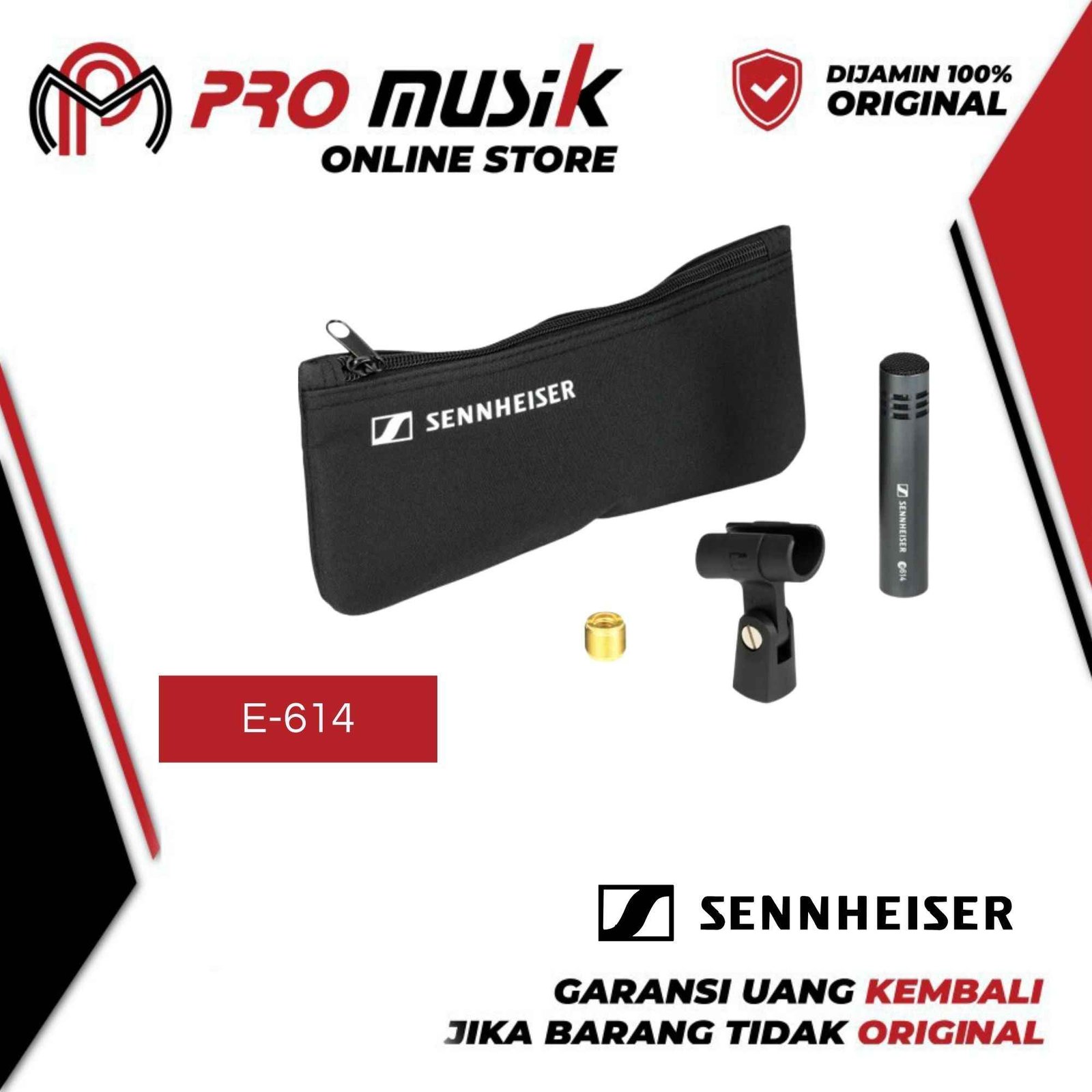 Sennheiser E 614 Super-Cardioid Condenser Microphone - Gambar 3