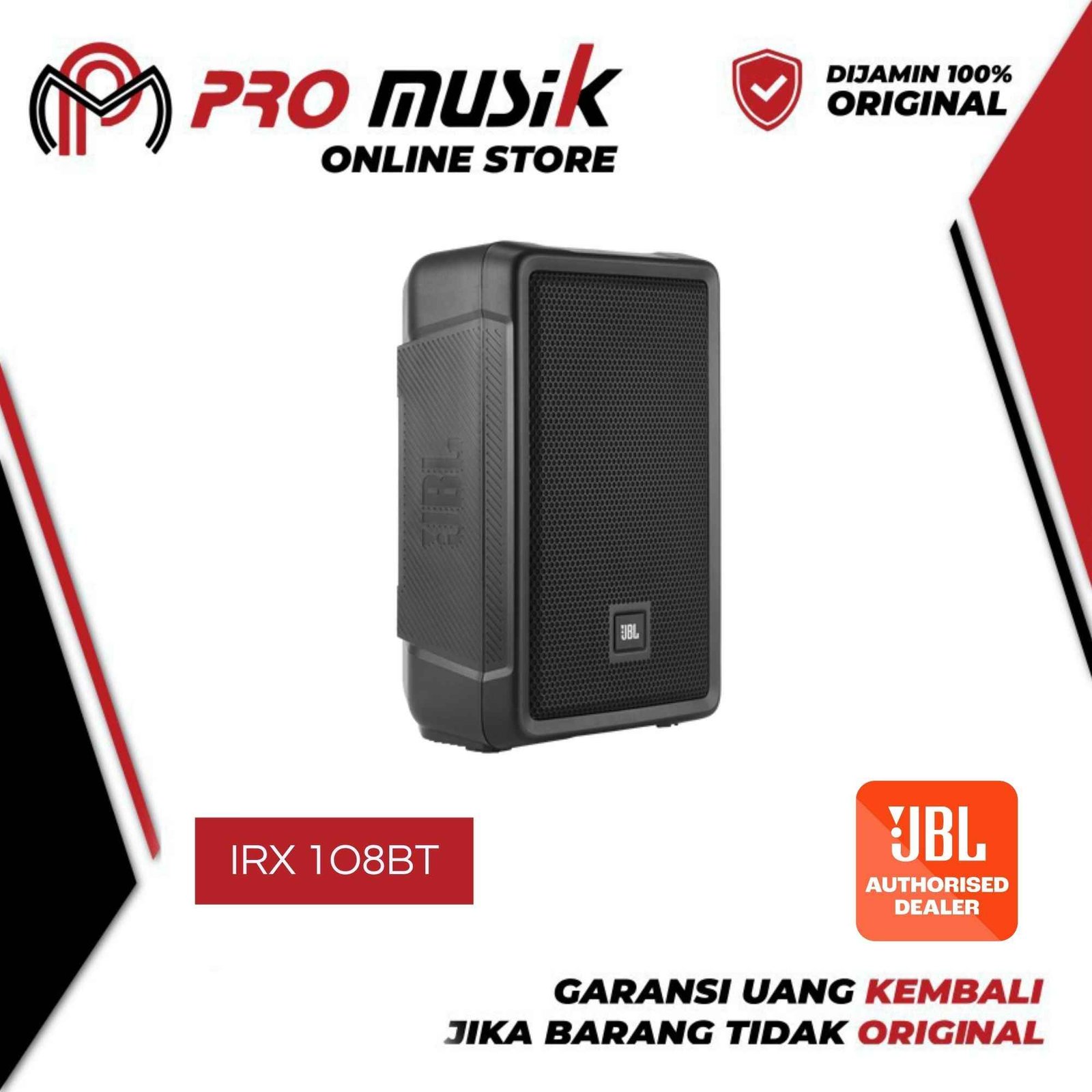 JBL IRX 108 108BT 8 inch Portable PA Loudspeaker With Bluetooth
