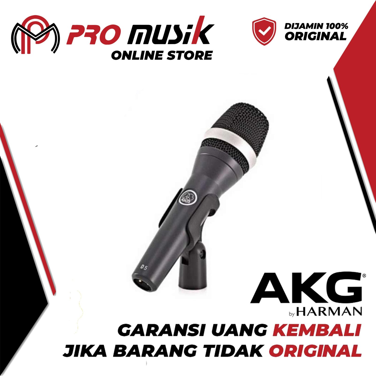 Mic Kabel AKG D5 Mikrofon - Gambar 2