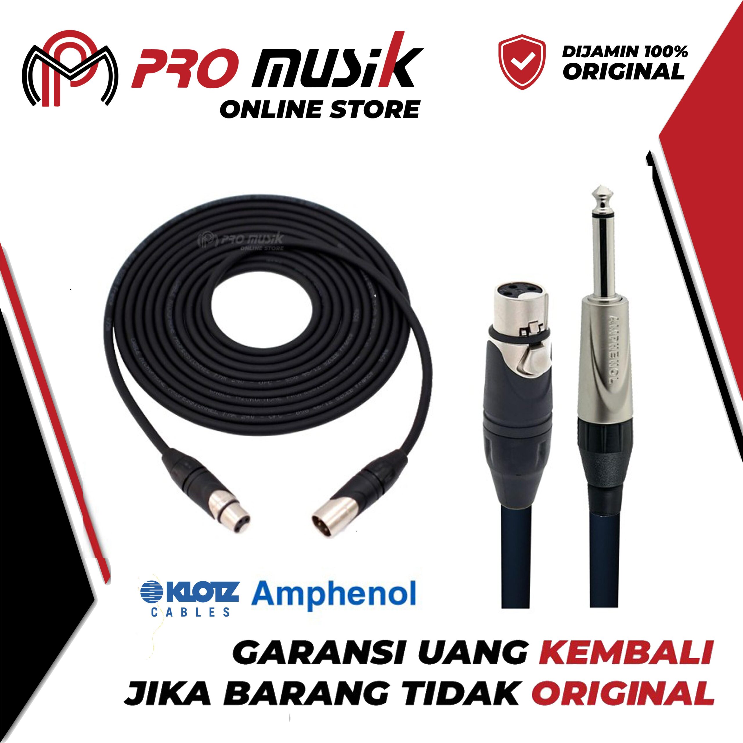 Kabel Microphone Premium Klotz Canon to Akai