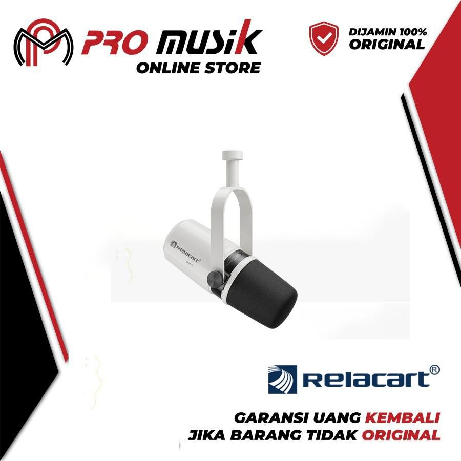 Relacart PM1 Cardioid Dynamic Podcasting Microphone