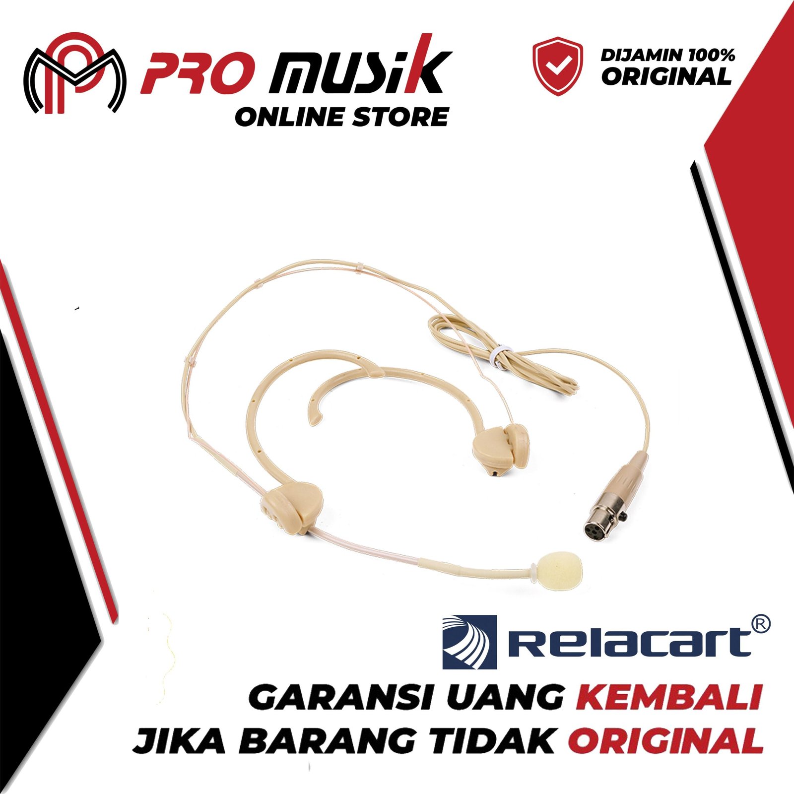 Mic Omnidirectional Headworn RELACART HM 600S