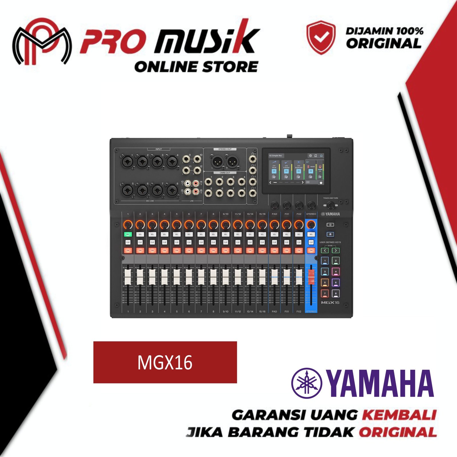Yamaha Digital Mixer MGX-16 MGX16 MGX 16 22 Channel Original