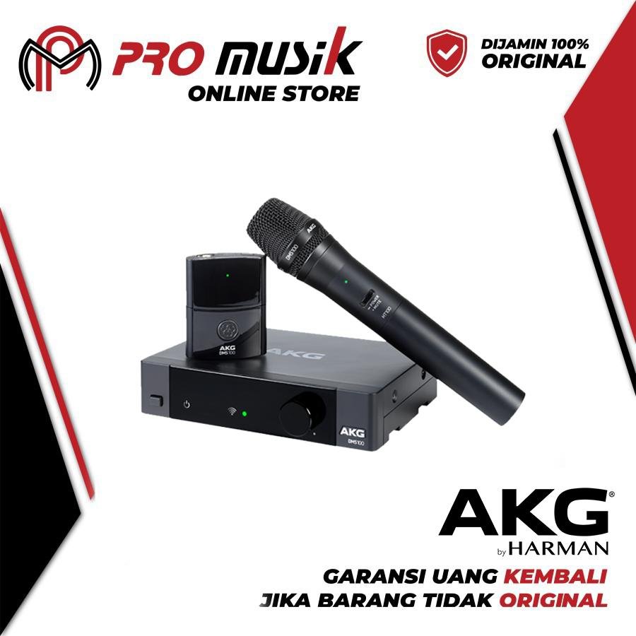 AKG DMS100 Wireless Microphone System Mic 2.4 Ghz DMS-100 Original