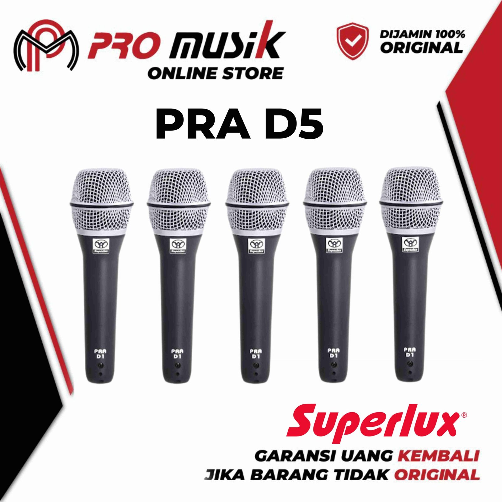 Superlux Pra D5 5 Vocal Microphone (ISI 5 Unit Mic)