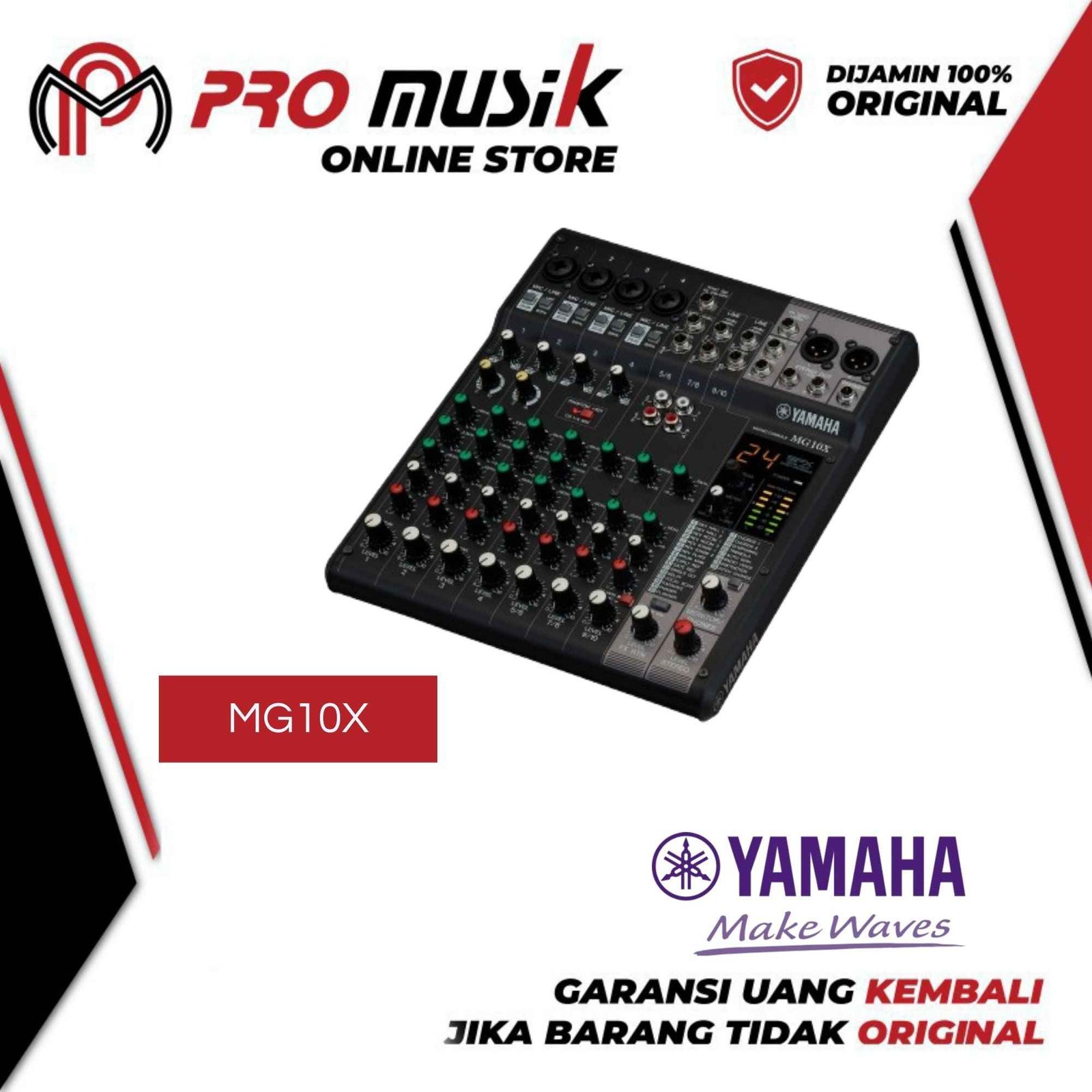 YAMAHA MG10X / MG 10X / MG-10X MIXER 10-Channel