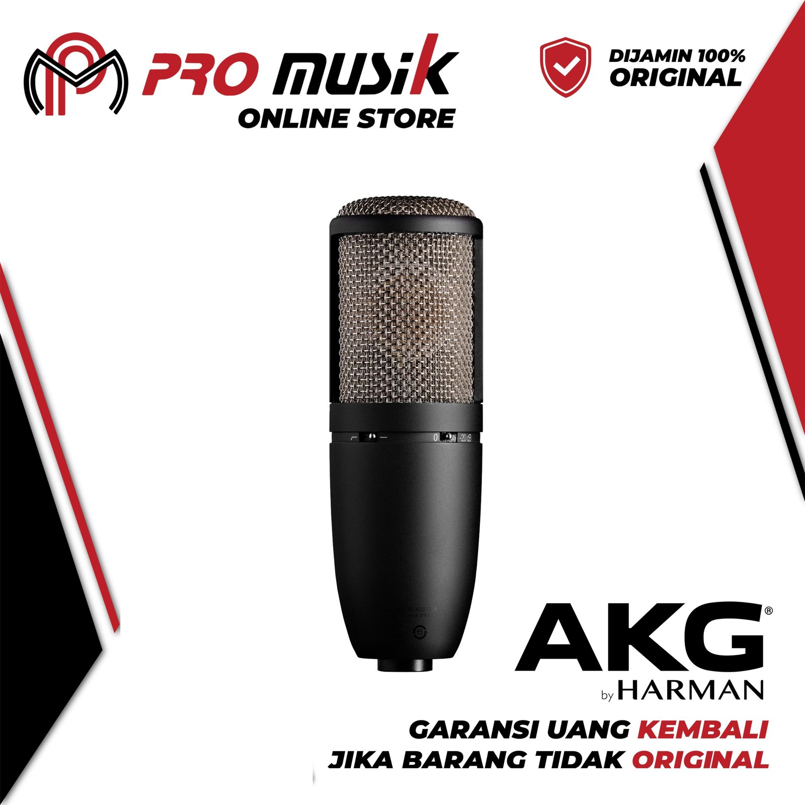AKG P420 Dual Capsule Condenser Microphone - Gambar 2