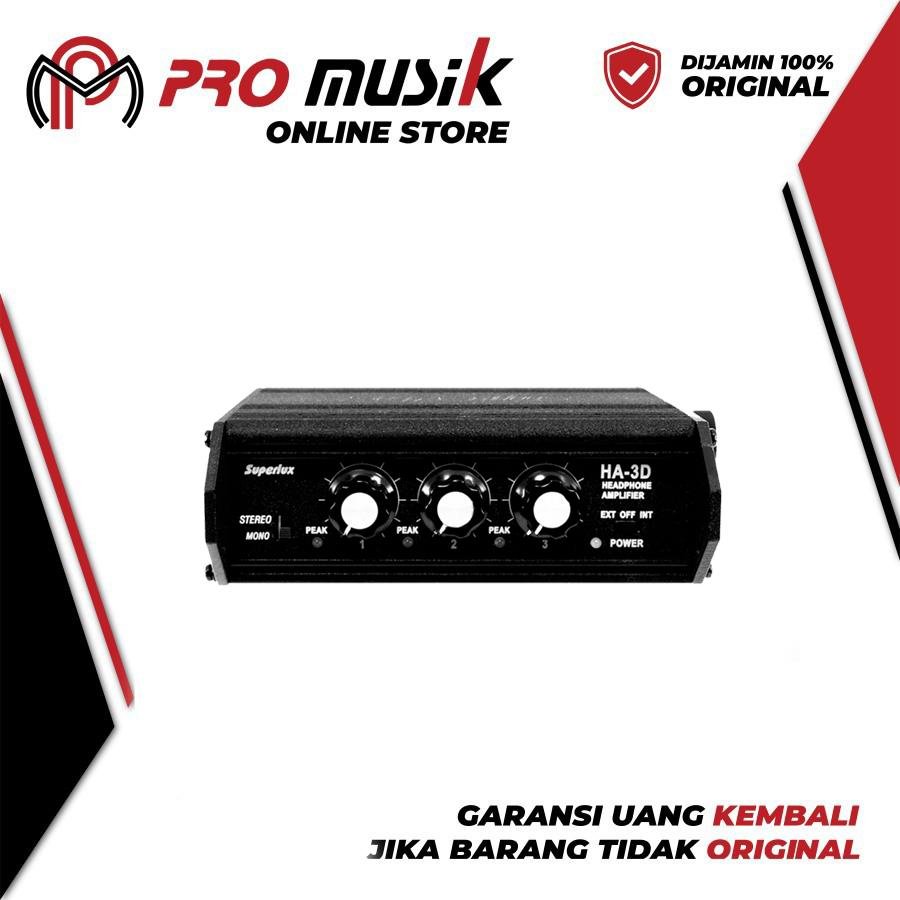 Headphone Amplifier Superlux HA3D - Original Garansi Resmi