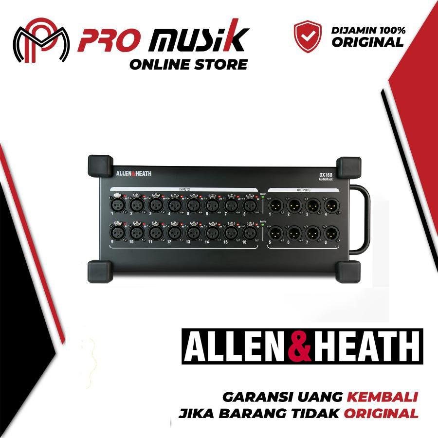 Allen & Heath DX168 16 XLR Input / 8 XLR Output 96kHz Portable