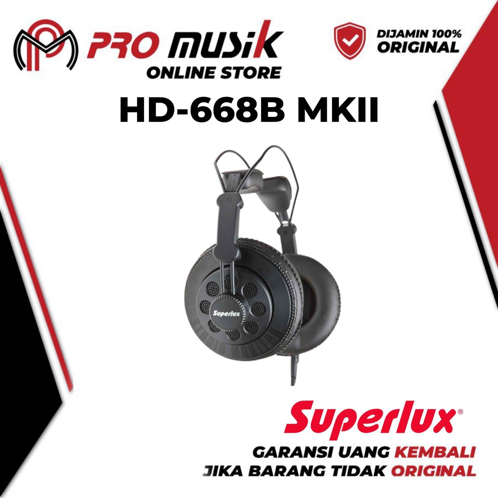 Headphone Superlux HD668B Original !!