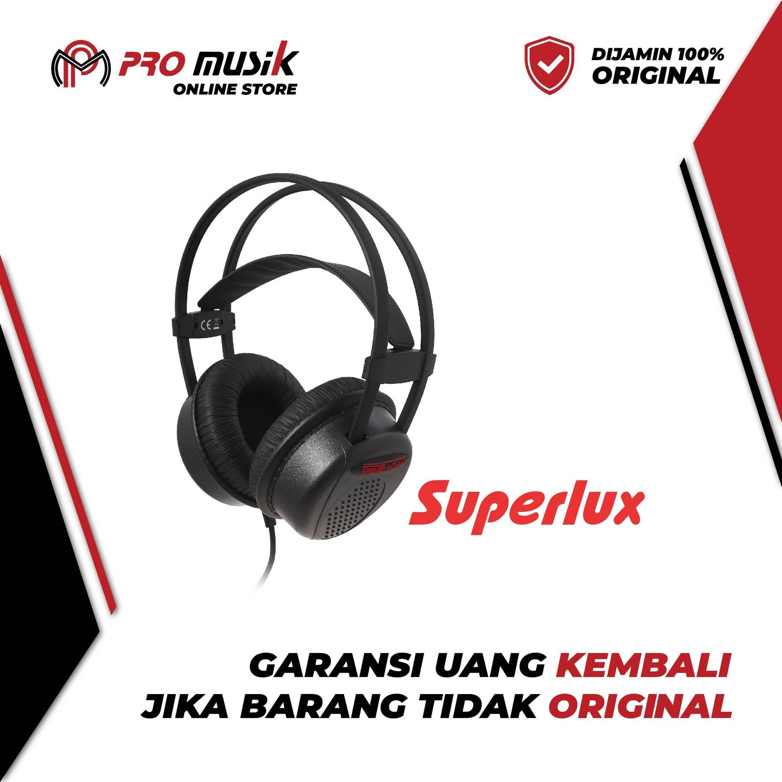 Headphone Superlux HD440 Monitoring Close Back Headphones - Original