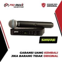 Mic Shure BLX24/BETA58 Handle Wireless System - Original Garansi Resmi